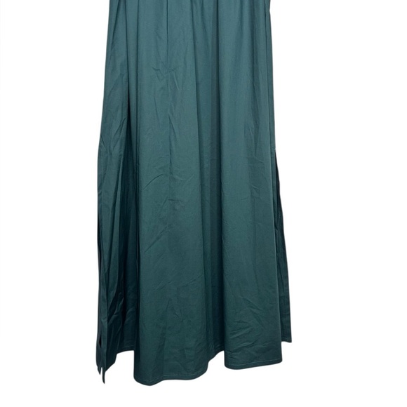 NWT Rosso35 Luxury Shirt Dress Midi in Teal Size 50 (US L) - Picture 8 of 16